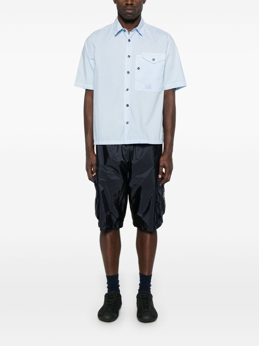 short sleeve poplin shirt - 2