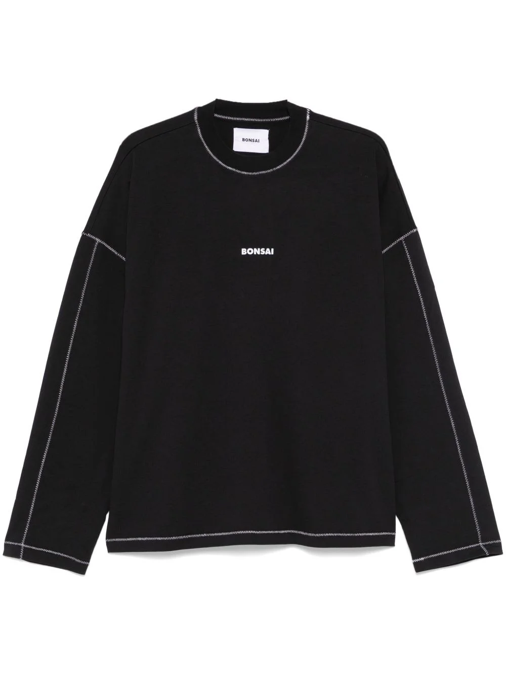 logo-print long-sleeve T-shirt - 1