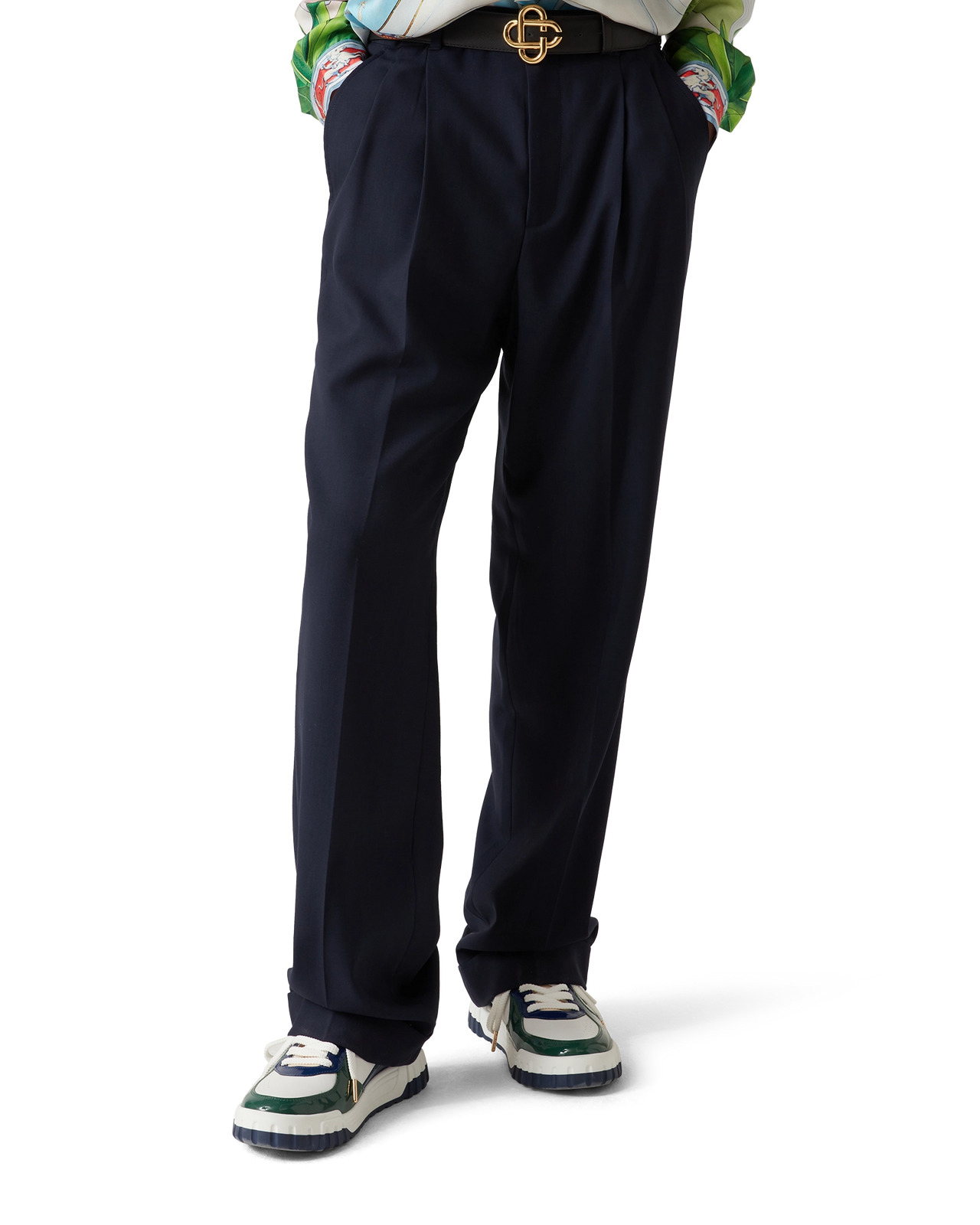 Wool Tailored Pleated Trousers | Casablanca Paris - 4
