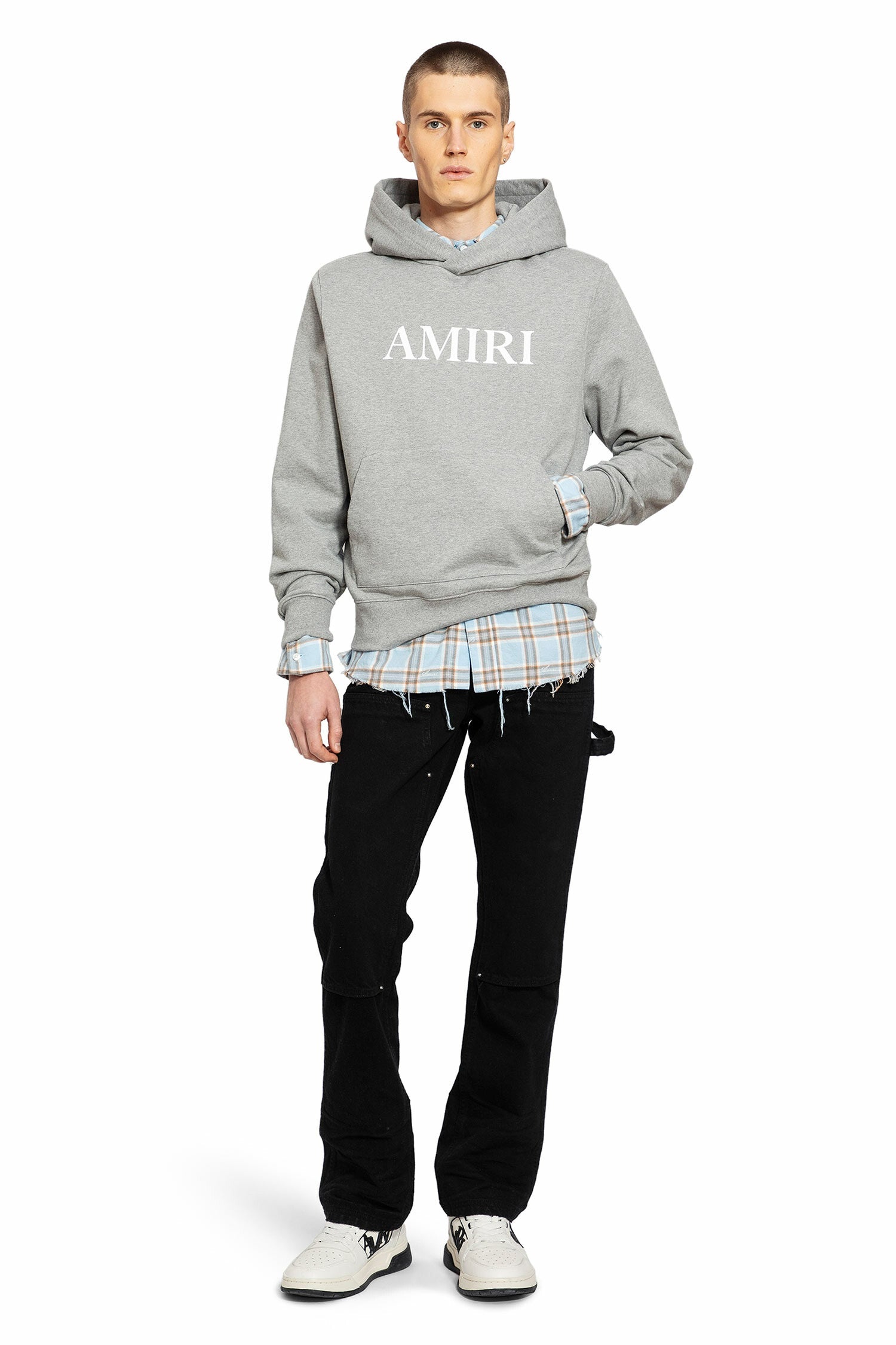 AMIRI MAN GREY SWEATSHIRTS - 5