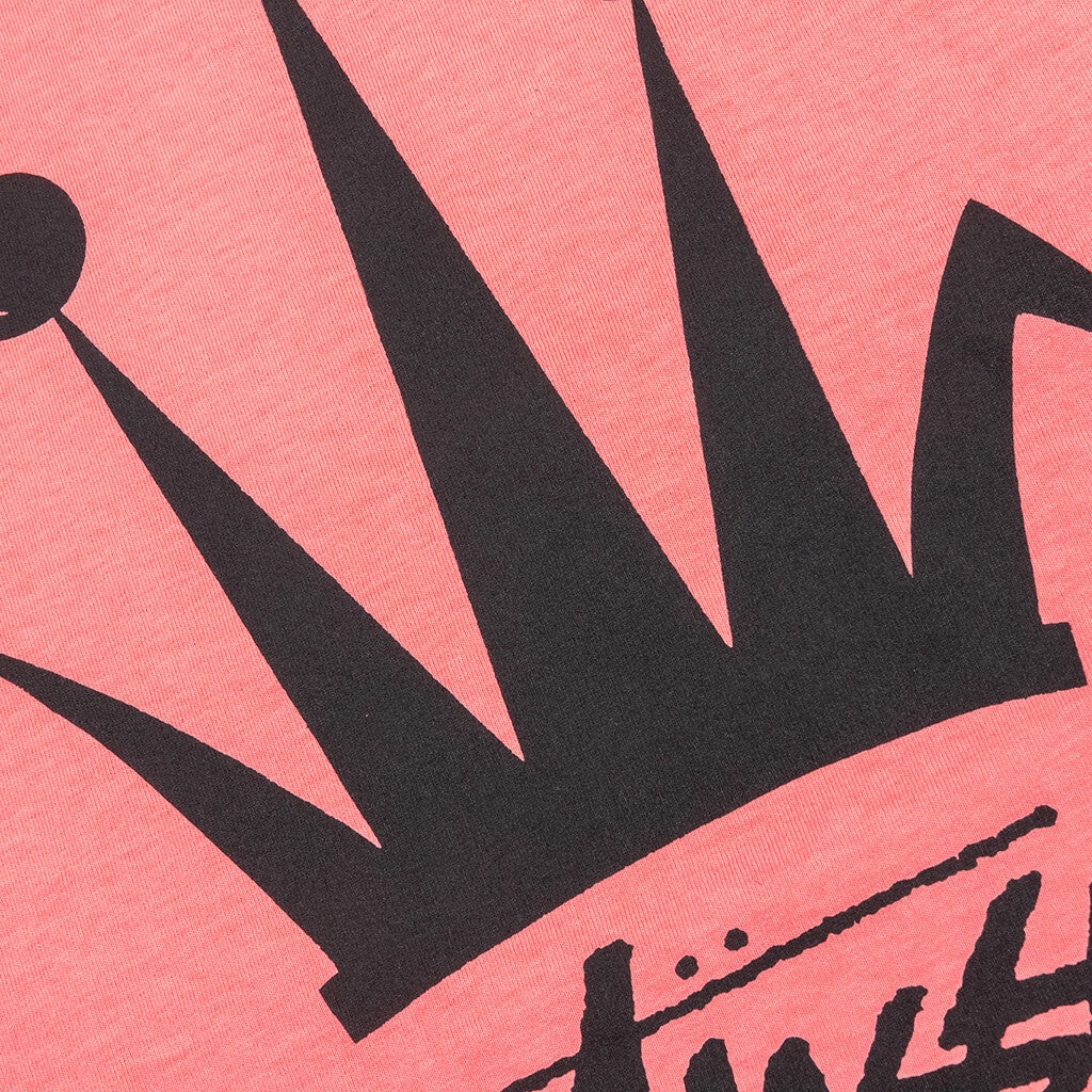 REGAL CROWN PIGMENT DYED TEE - CORAL - 4