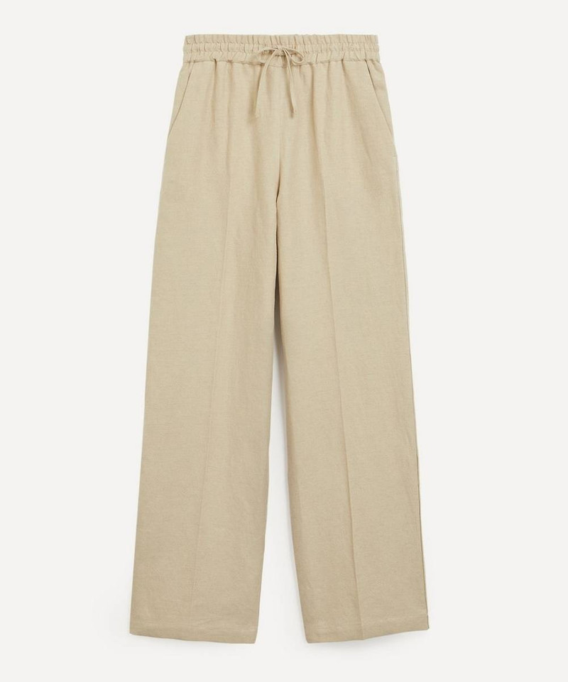 Carlota Linen-Blend Trousers 1