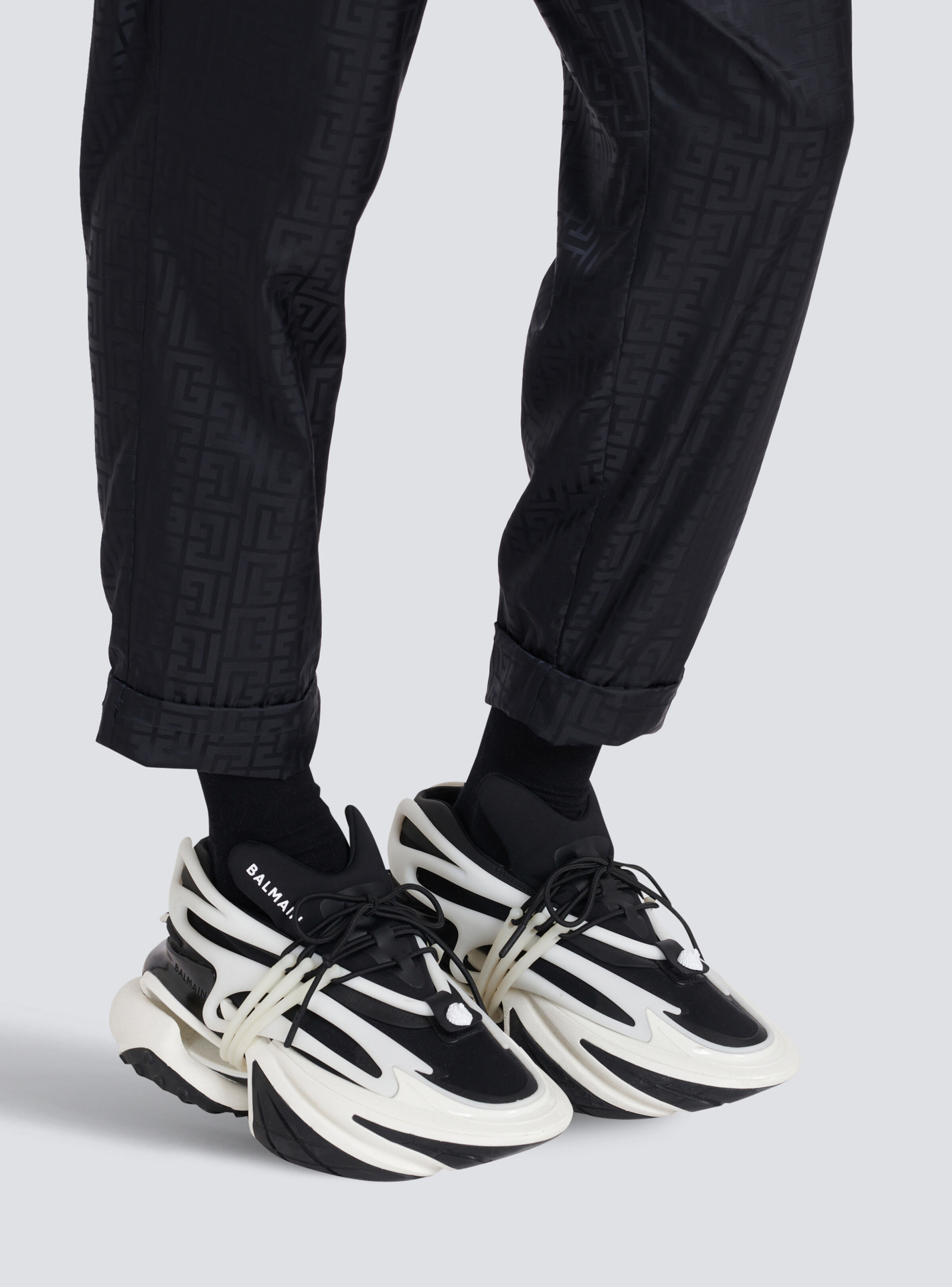 Unicorn low-top trainers in neoprene and leather - 8