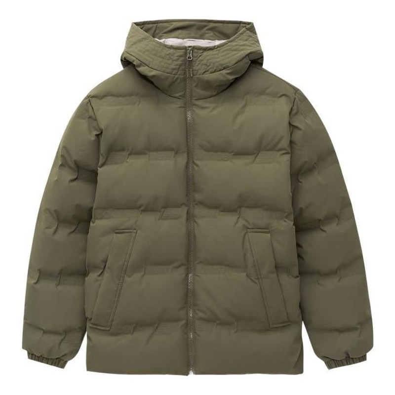새로운 균형 온난한 Puffer 재킷 'Olive Green' AMJ24375-DMO - 1