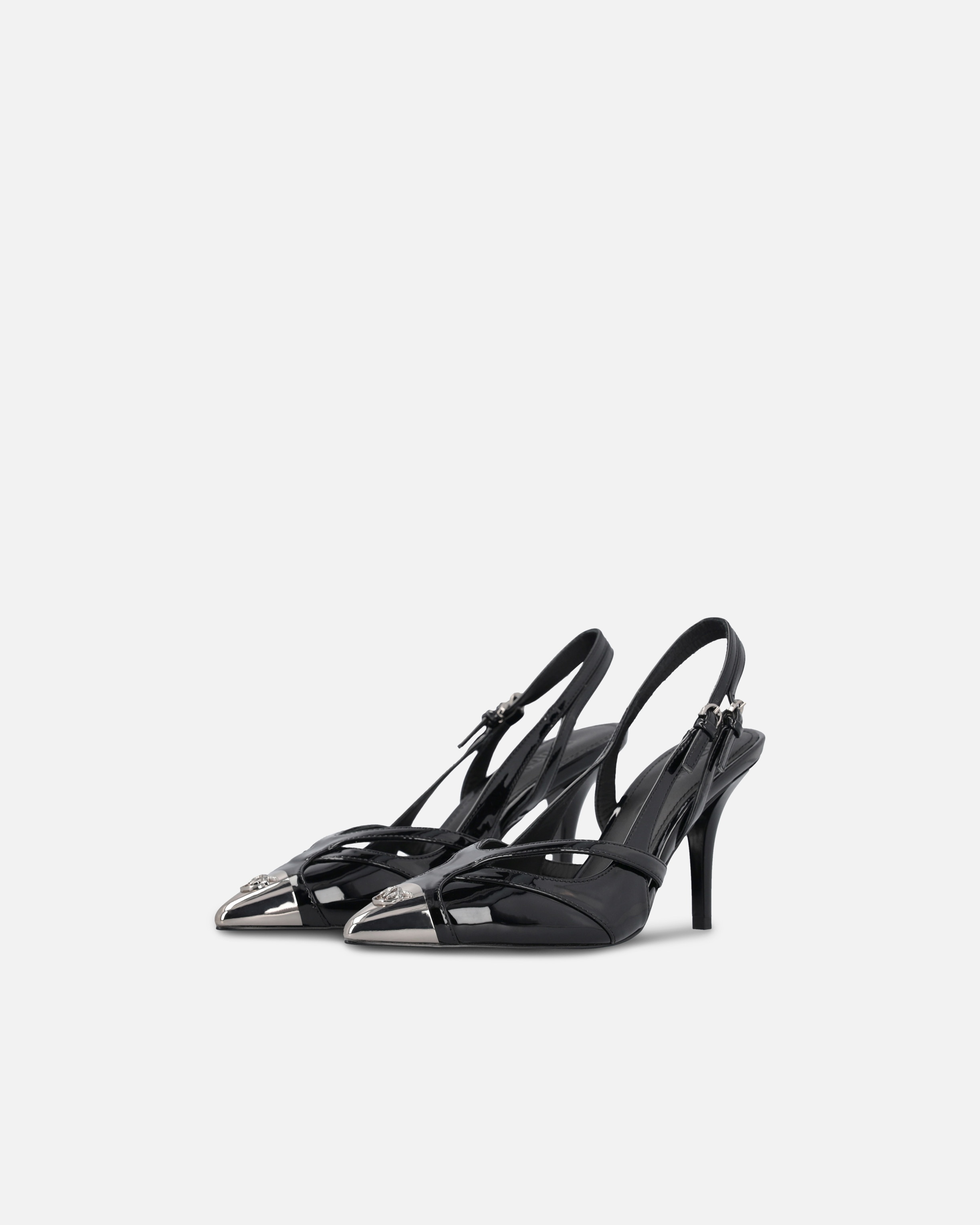 HEELED PUMPS WITH METAL TOE - 6