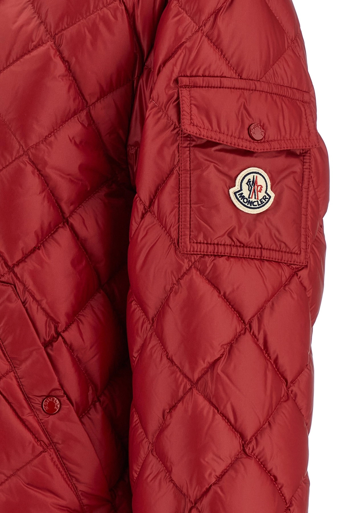 Diamond quilting down jacket - 4