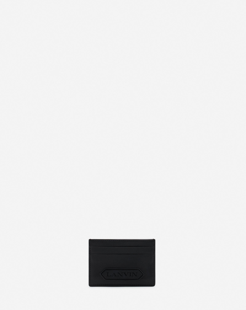 LANVIN SIGNATURE LEATHER CARDHOLDER 1