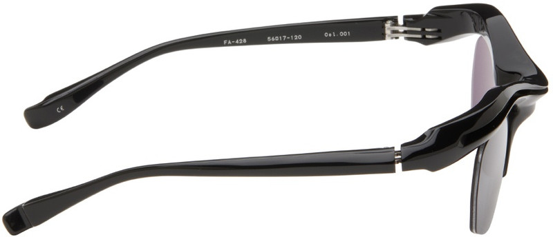 FACTORY900 SSENSE Exclusive Black FA-428 Sunglasses outlook