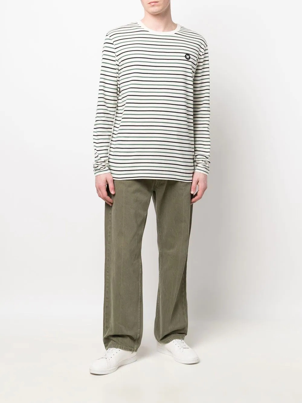 striped long-sleeve T-shirt - 2