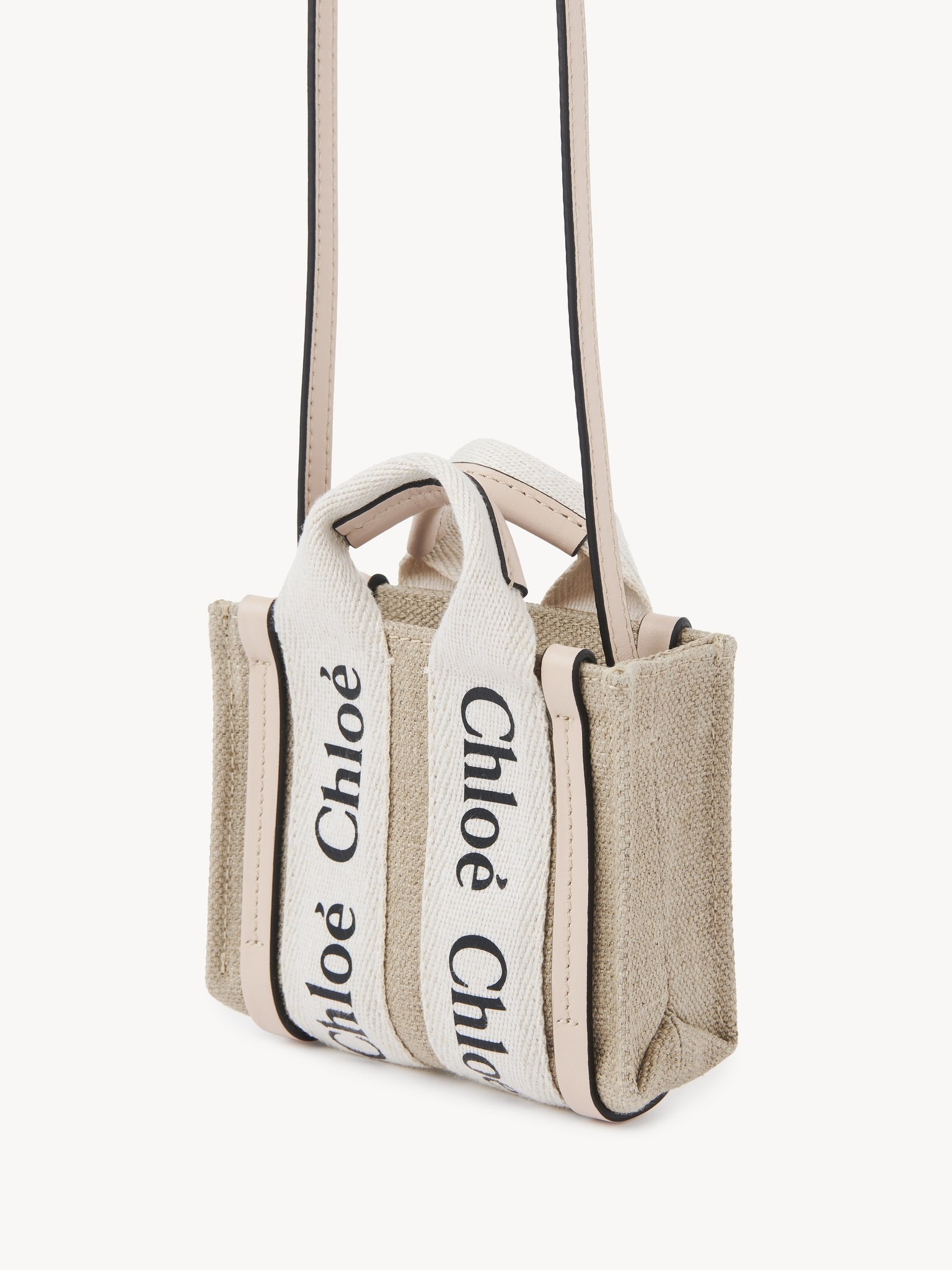 Chloé WOODY NANO TOTE | REVERSIBLE