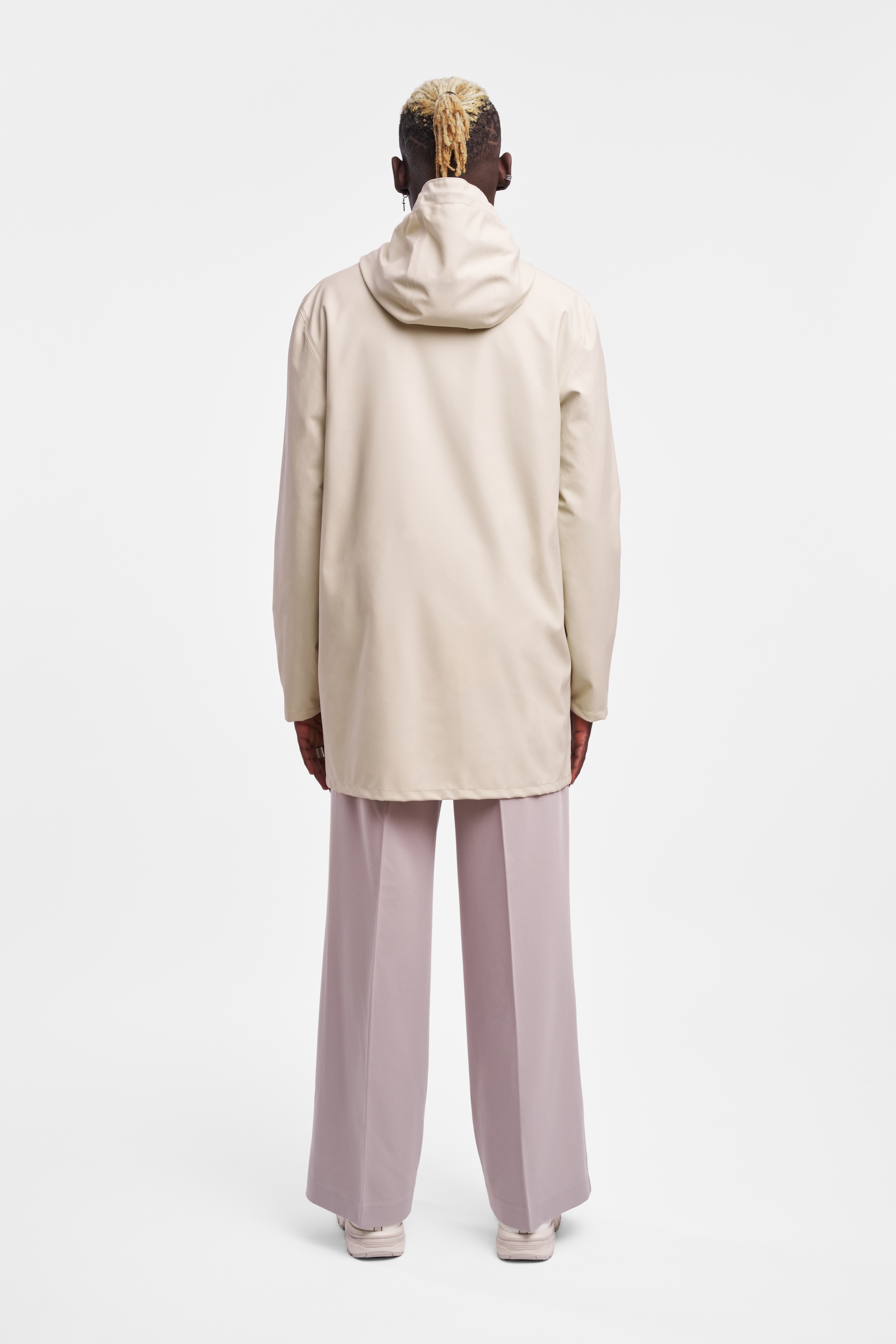 Stockholm Lightweight Raincoat Oyster - 4