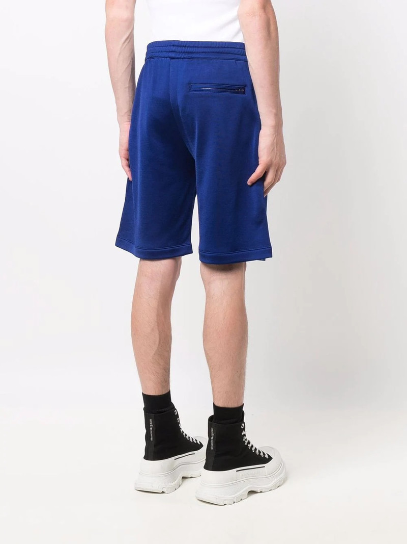 logo-embroidered track shorts 4