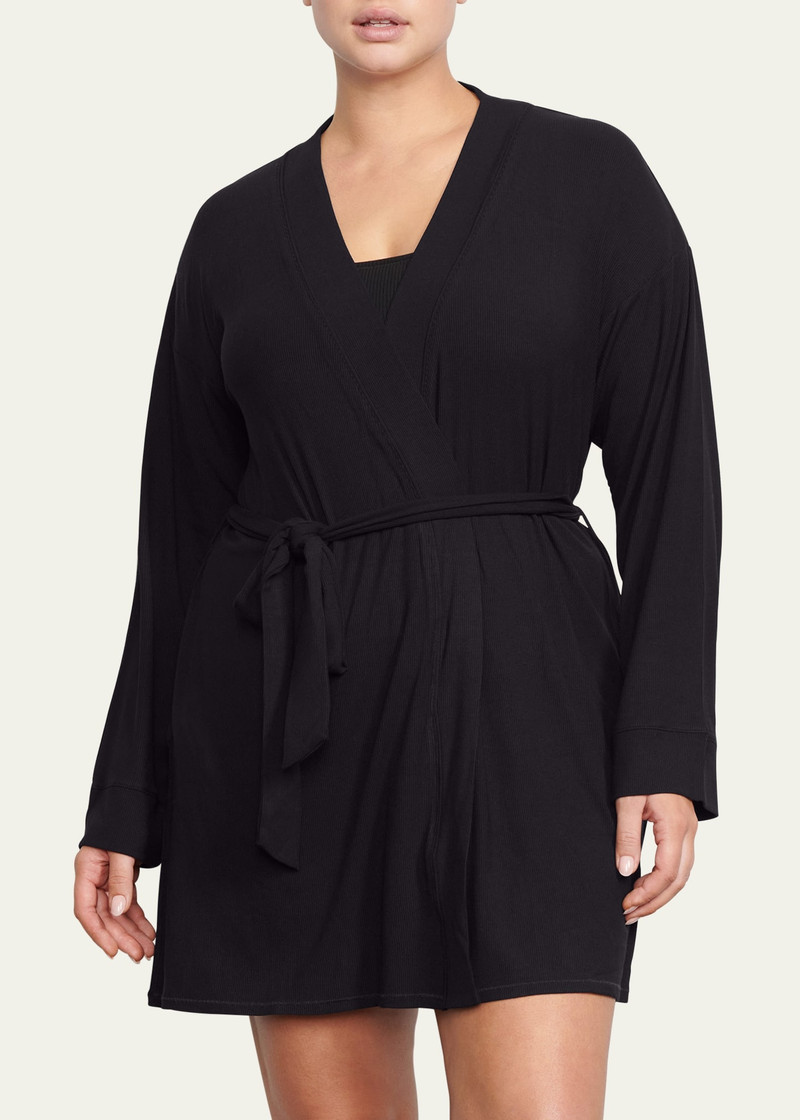 SKIMS Soft Lounge Ribbed Short Robe outlook