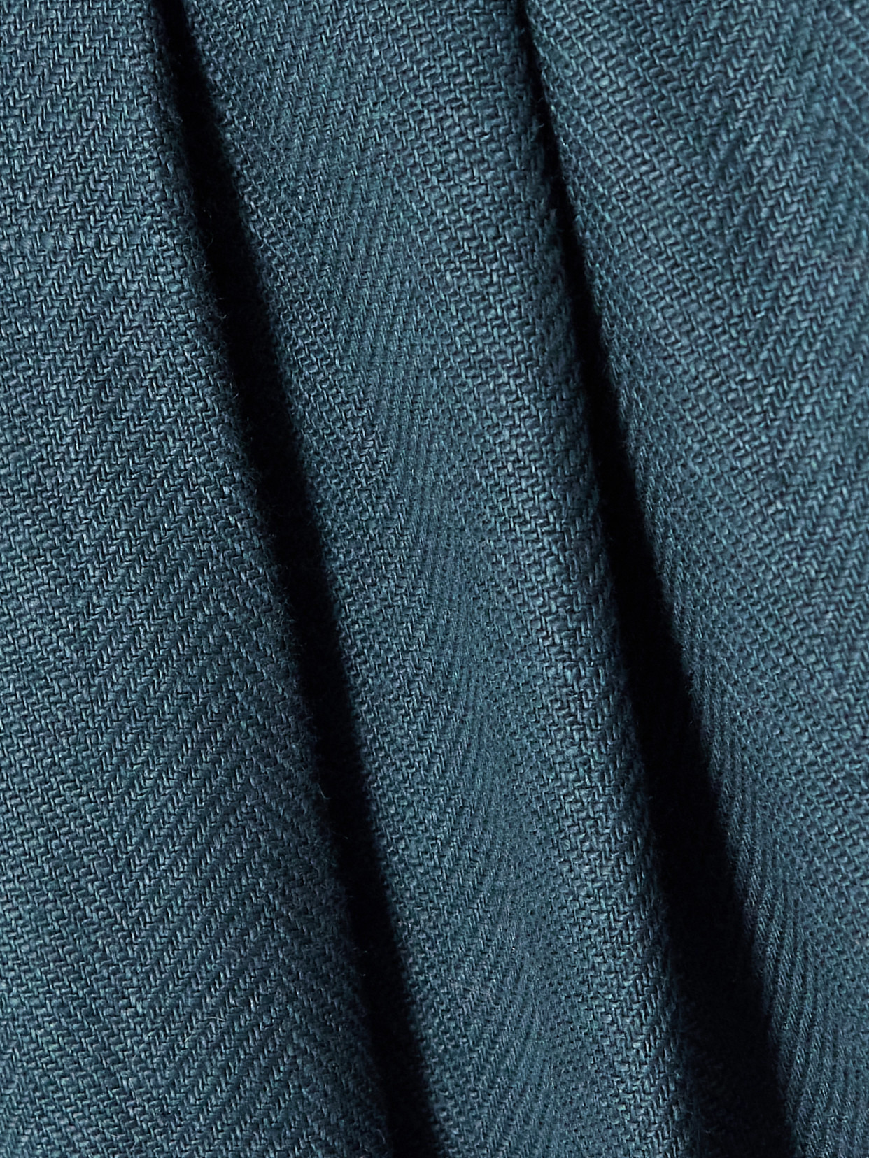 Clarity Pleated Herringbone Linen Shorts - 5