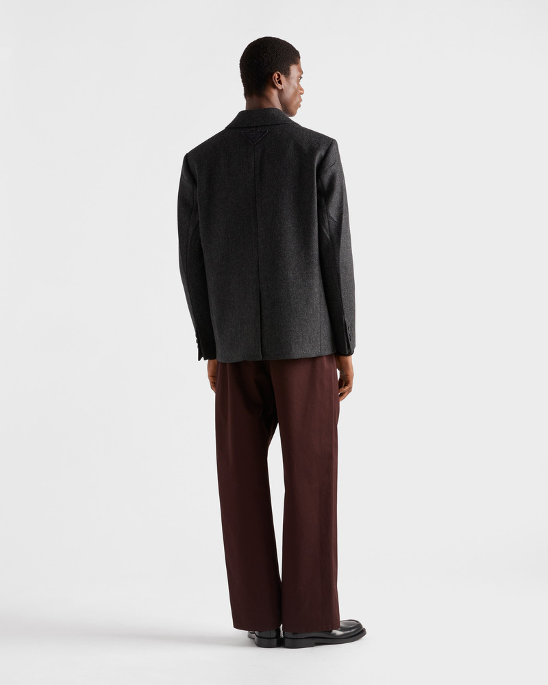 Single-breasted wool jacket 5