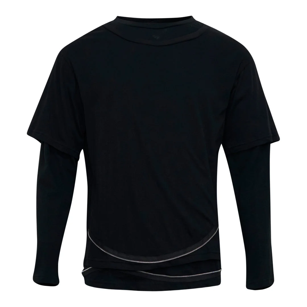 Layered Long Sleeve Tee - 1