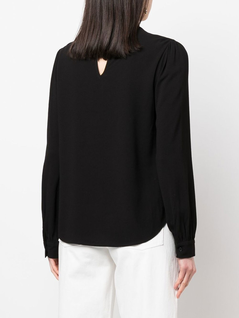long puff sleeve blouse 4