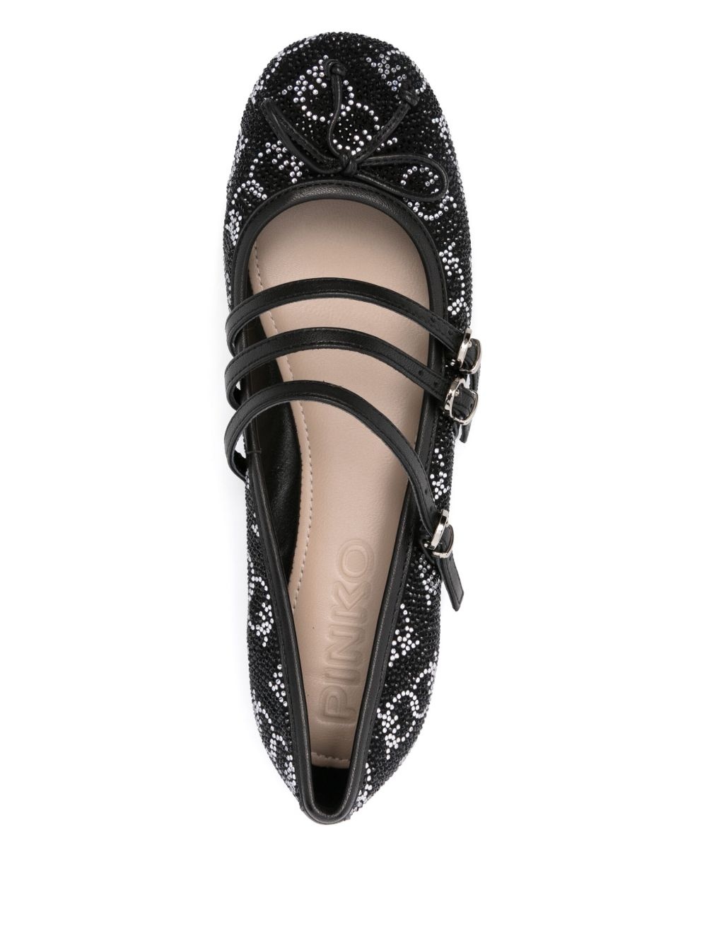 crystal-embellished ballet flats - 4