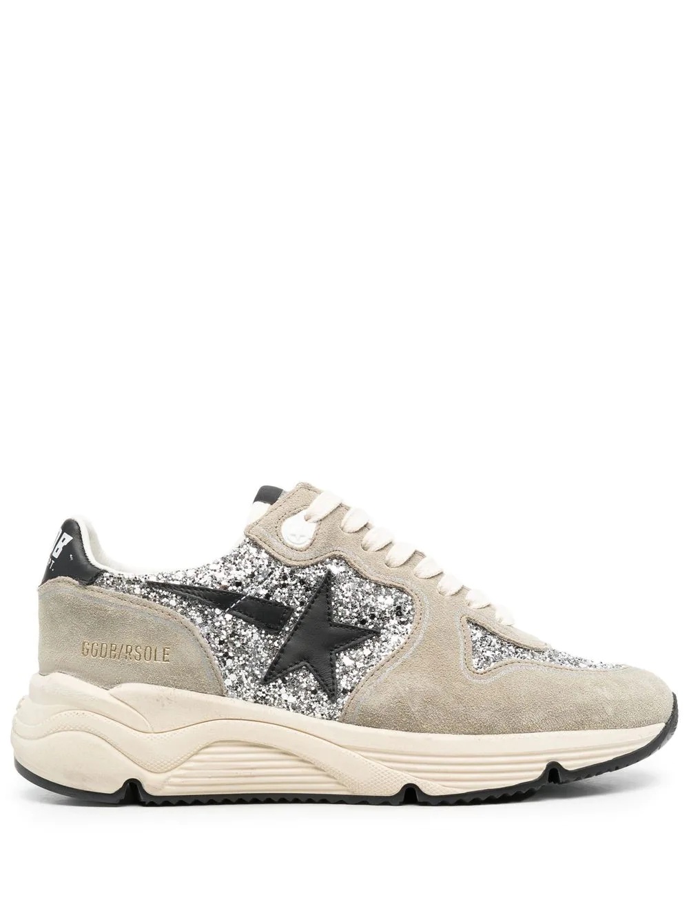 Running Sole glitter-embellished sneakers - 1