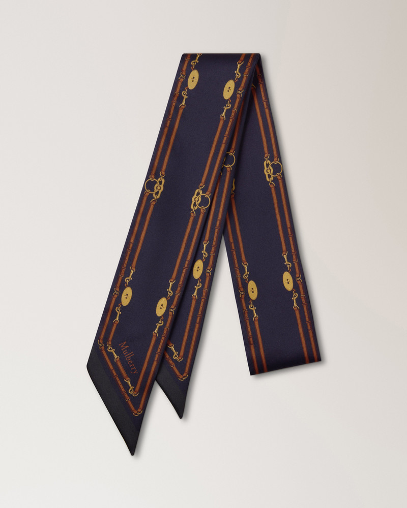 Skinny Scarf - Belted Border
Deep Aubergine Recycled Polyester 1