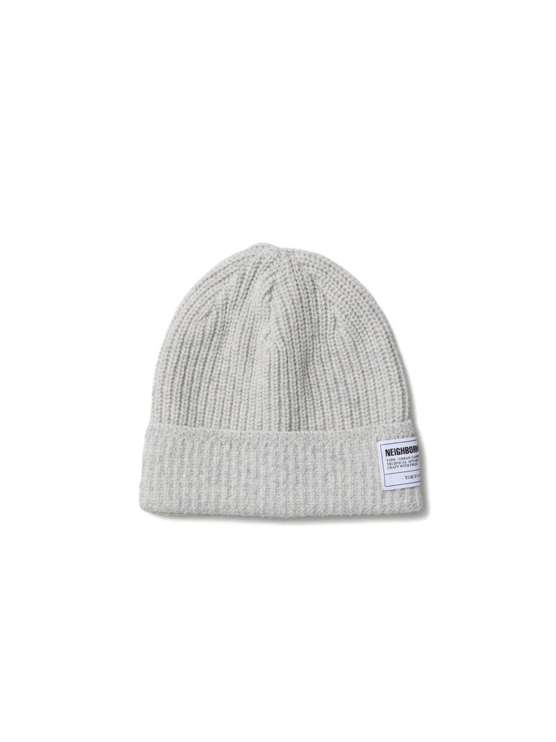 NEIGHBORHOOD ribbed beanie hat outlook