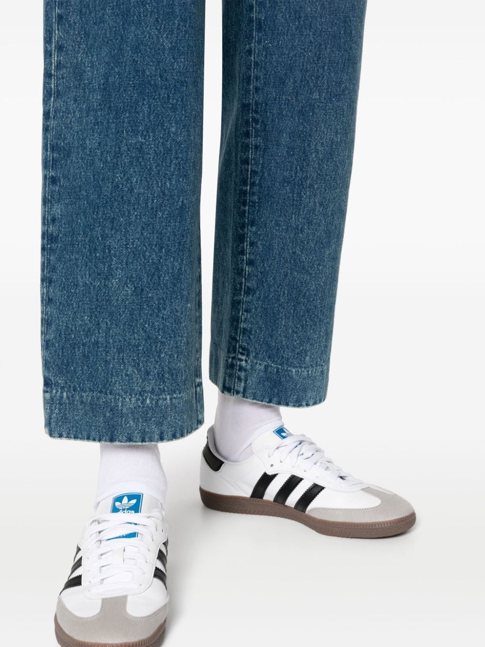 straight-leg cropped jeans - 5