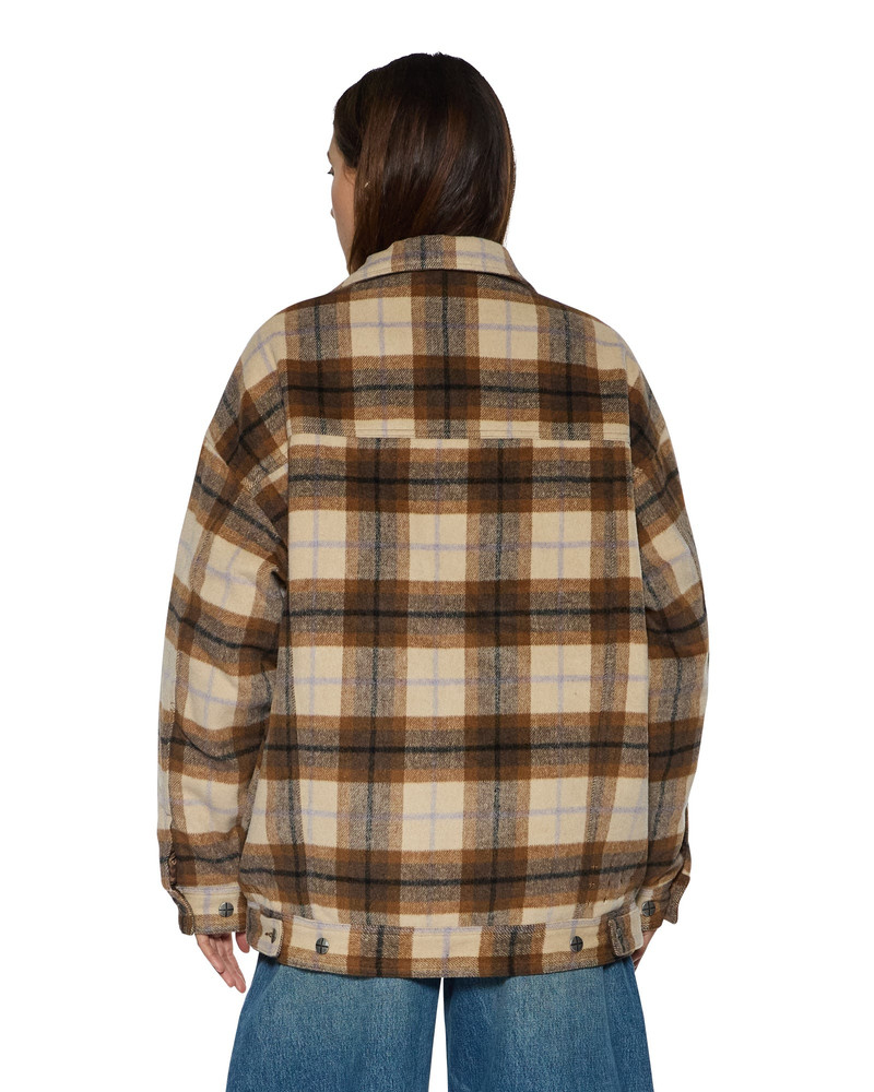 KSUPER TRUCKER JACKET PLAID 5