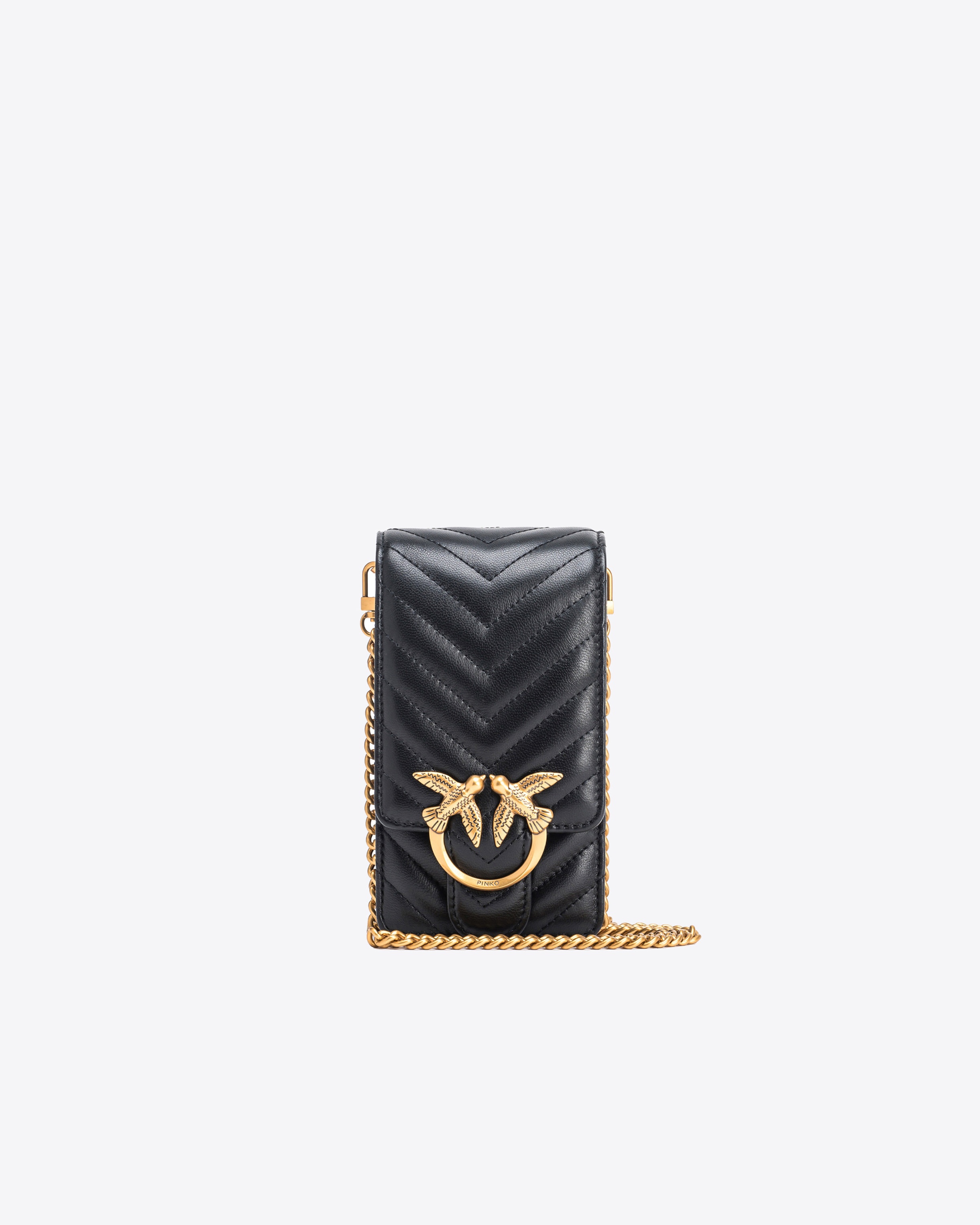 CHEVRON NAPPA LEATHER SMARTPHONE CASE - 1