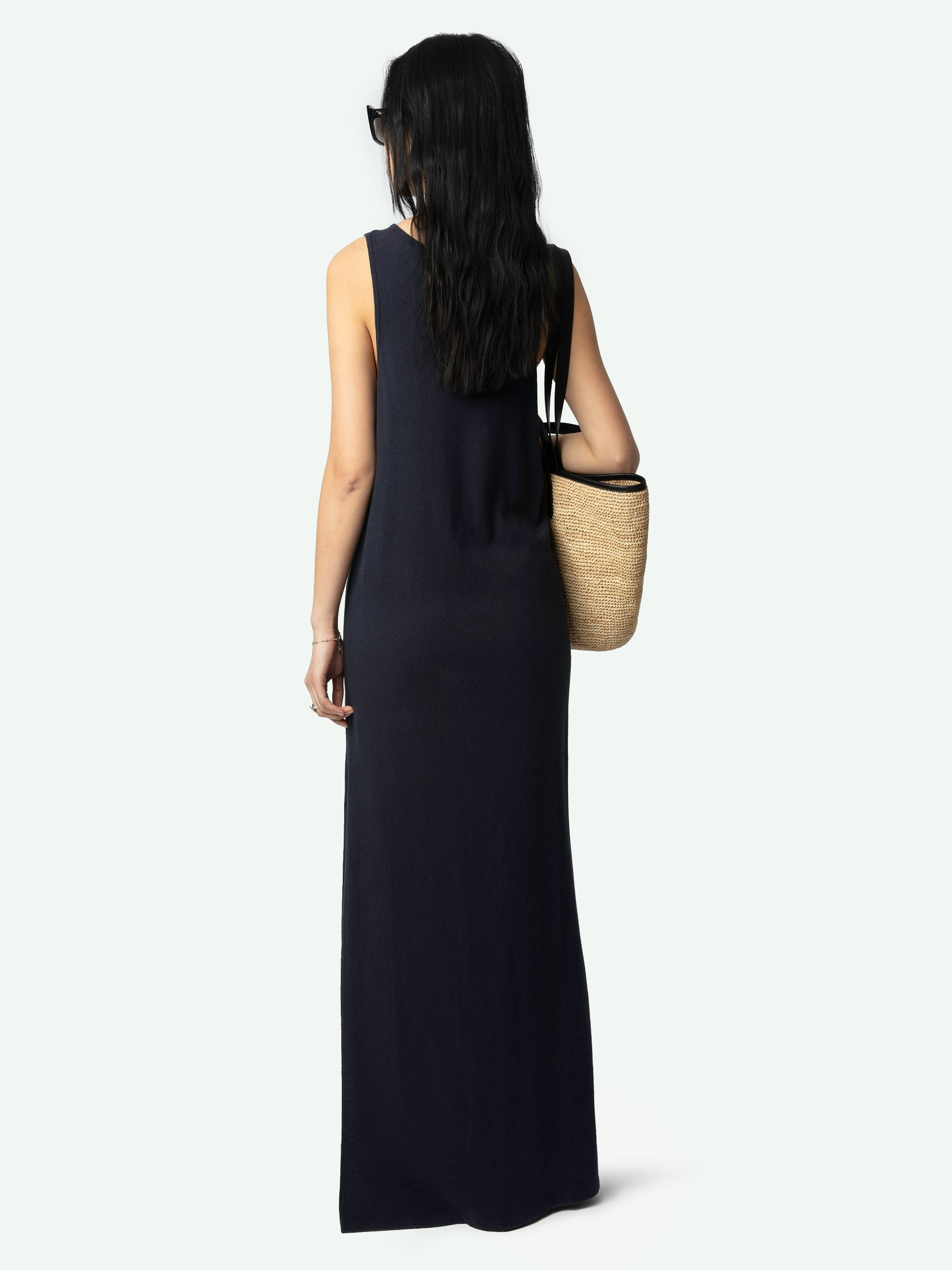 Deva Navy Sleeveless Dress - 3