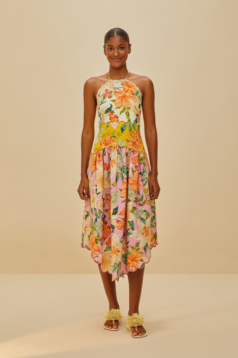 FARM RIO Buttermilk Flower Jelly Flat Sandal outlook