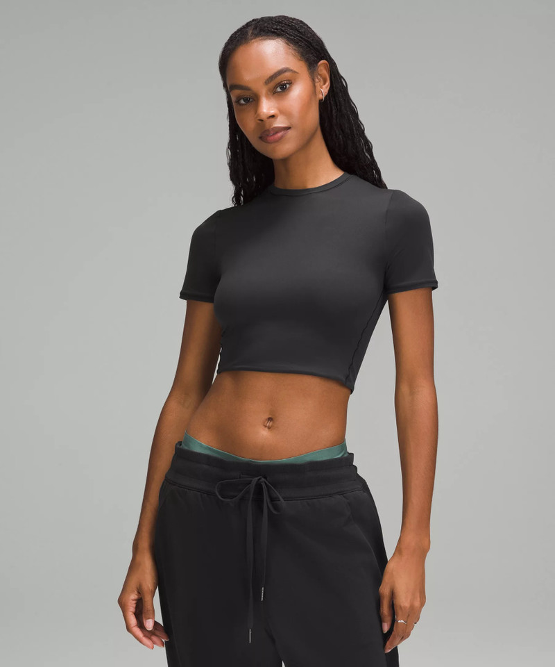 Wundermost 울트라 소프트 Nulu Crewneck Cropped 티셔츠 1