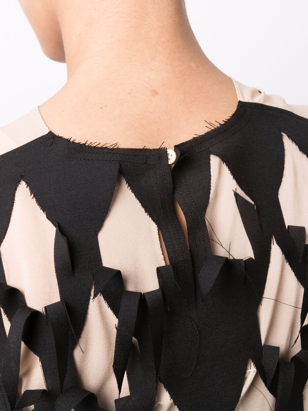 cut-out detail sleeveless blouse - 5