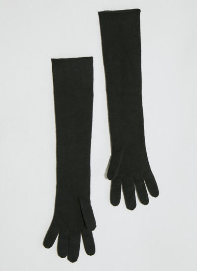 SAINT LAURENT Long Cashmere Knit Gloves outlook