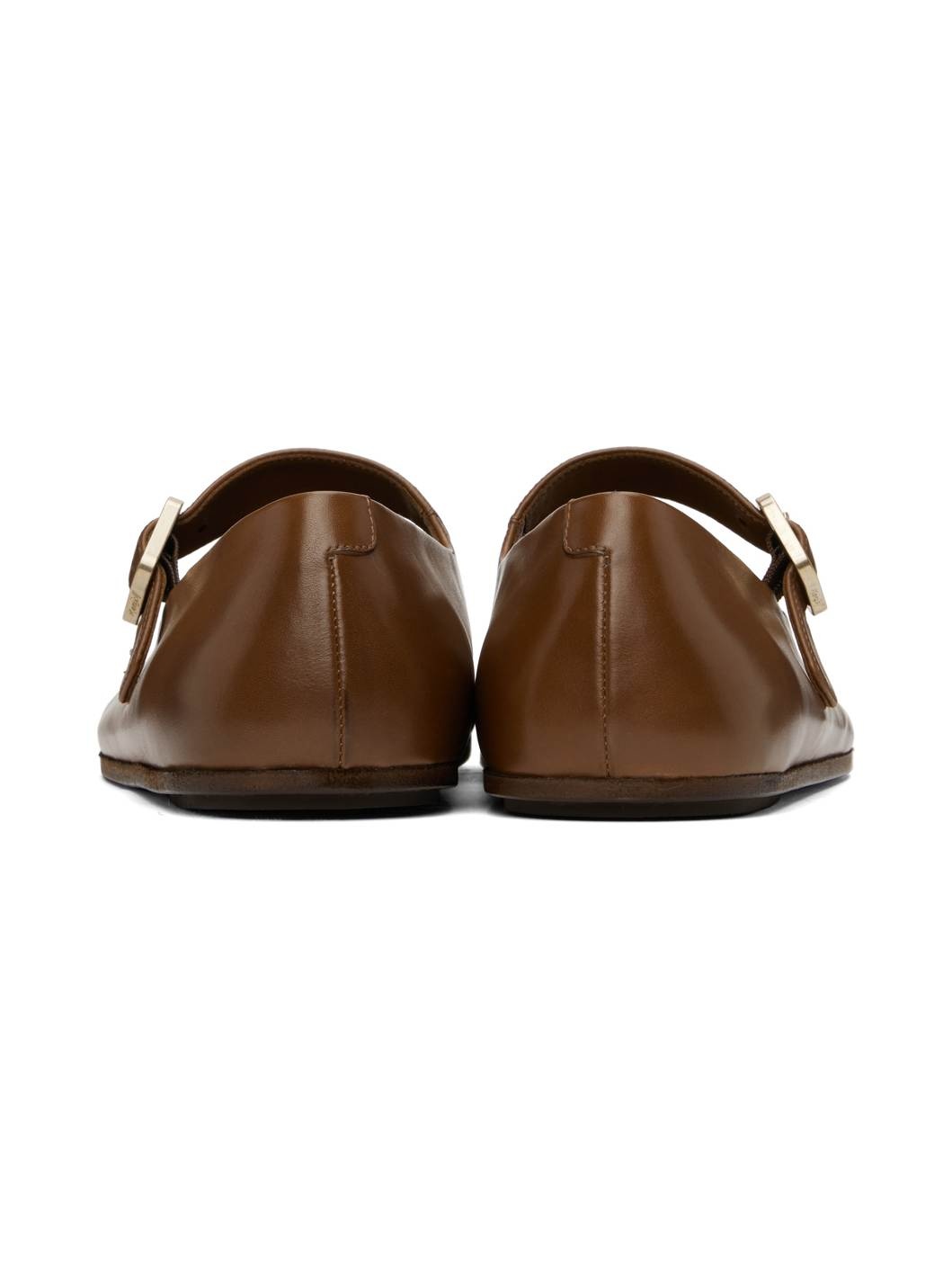 Brown Appiedi Ballerina Loafers - 2