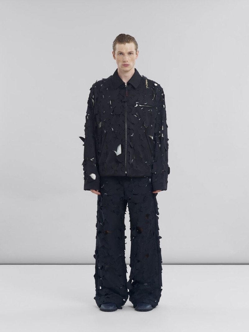 Marni DUCHESS SATIN JACKET WITH CUT-OUT DETAIL outlook