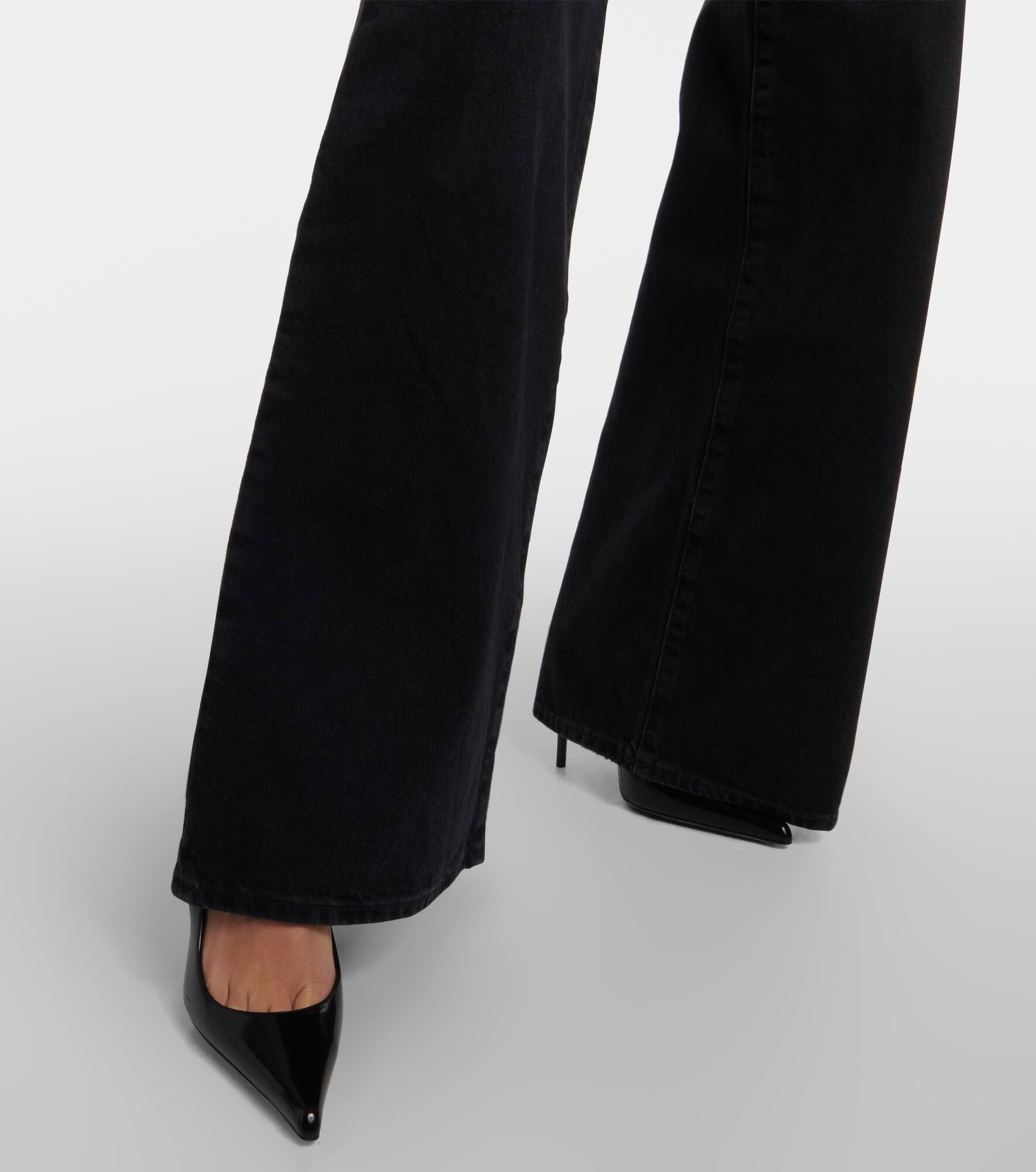Clara low-rise wide-leg jeans - 5