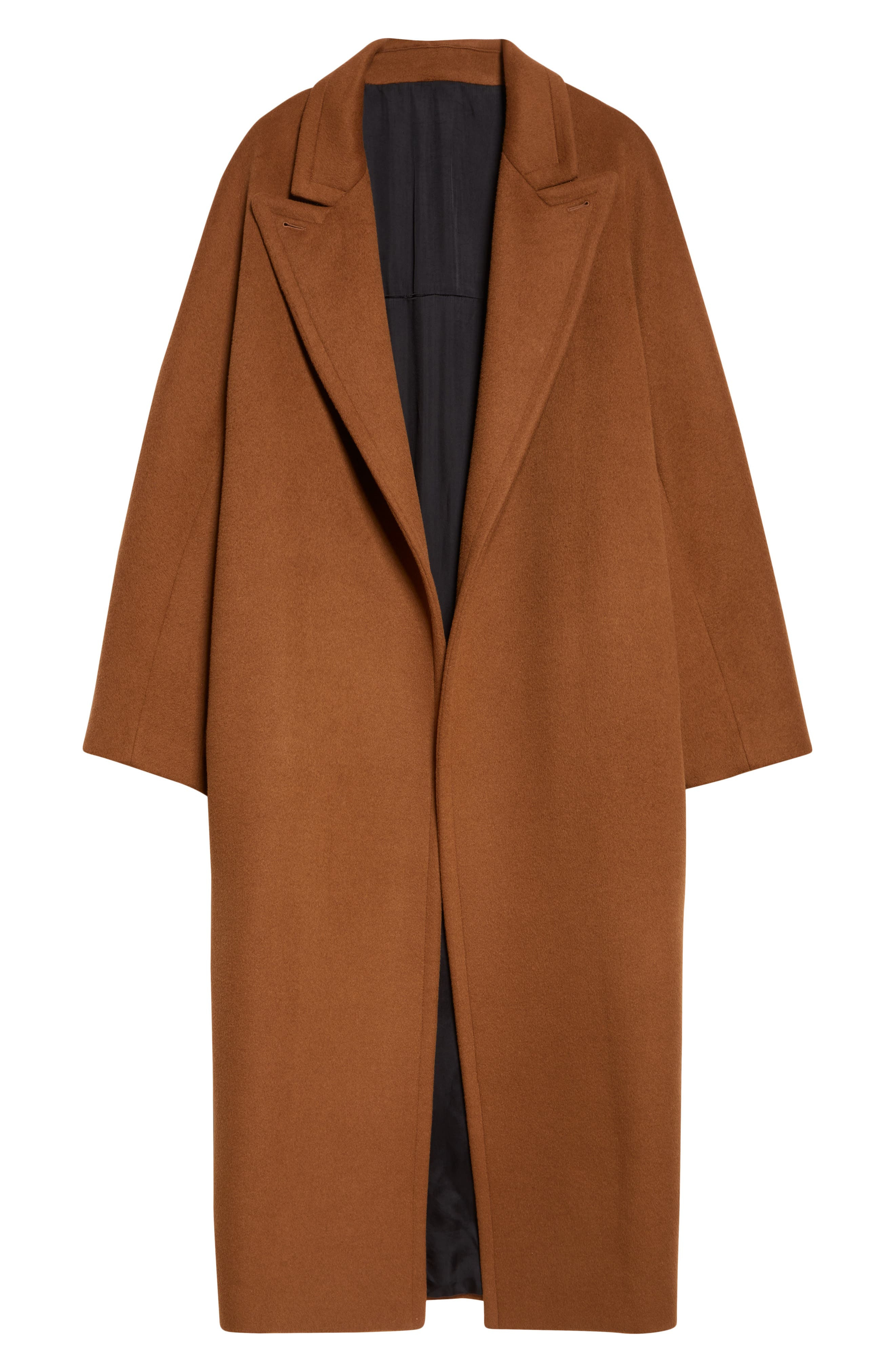 FFORME Yves Wool Blend Cocoon Coat in Camel at Nordstrom - 7