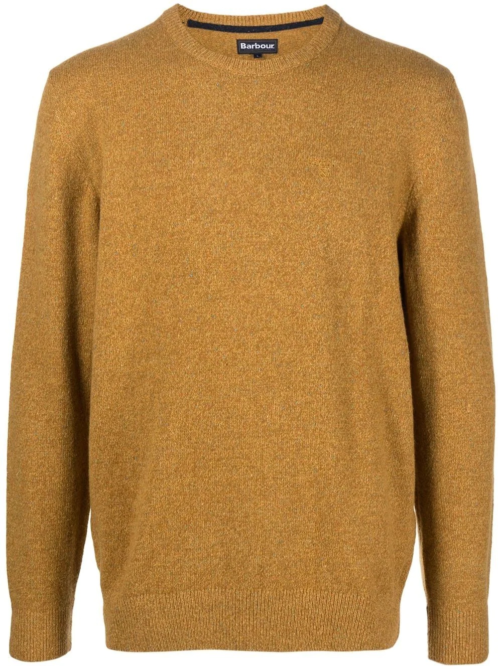 fine-knit ribbed-trim jumper - 1