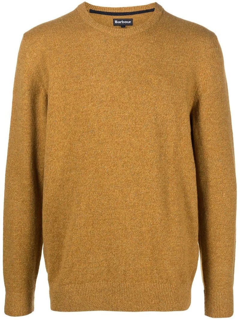 fine-knit ribbed-trim jumper 1