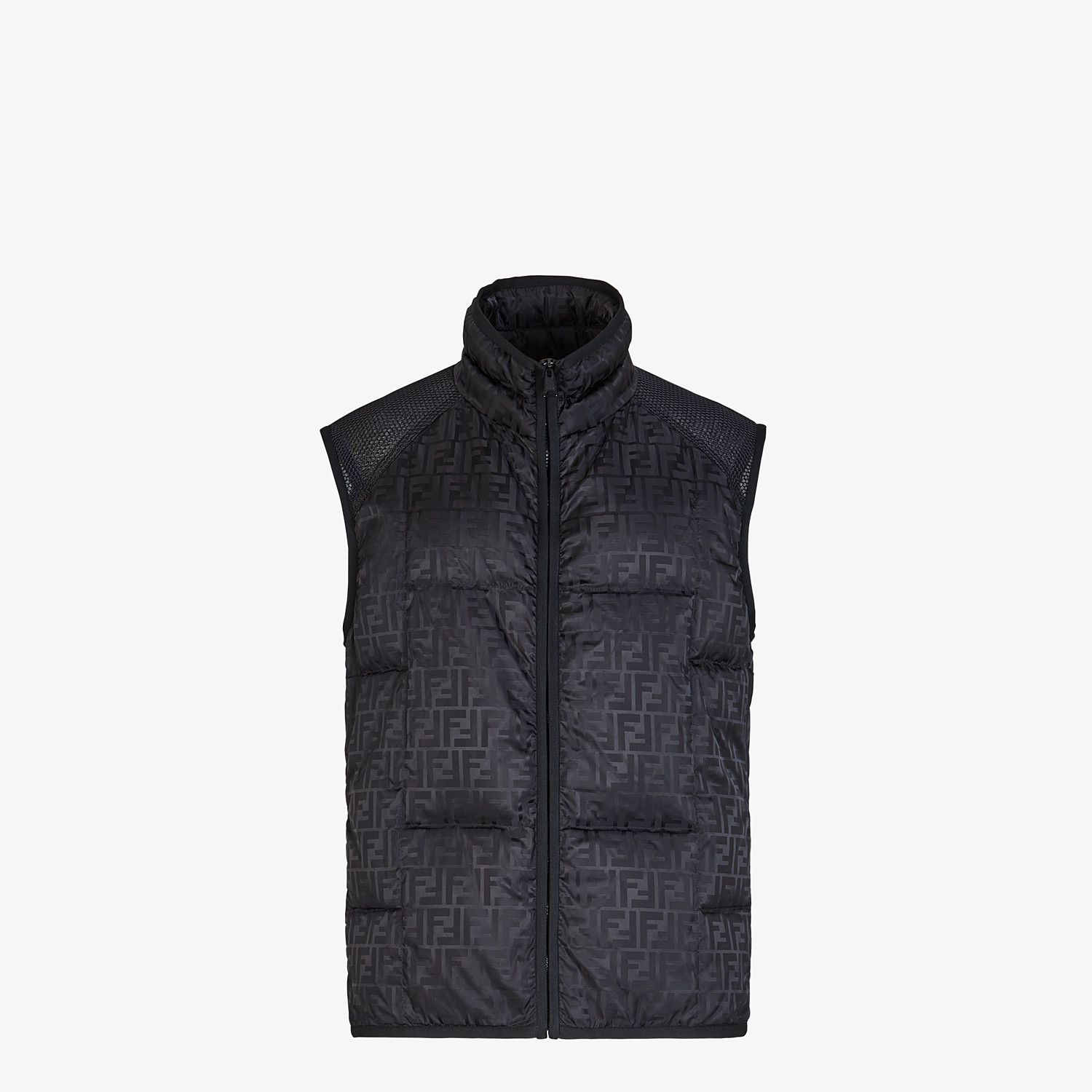 Black nylon vest - 1