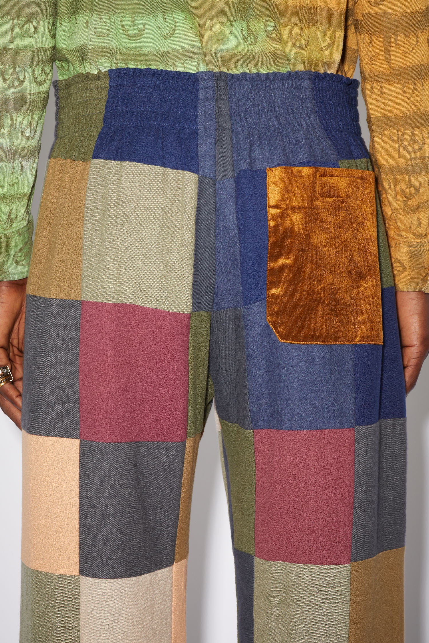 Patchwork trousers - Multicolor - 7