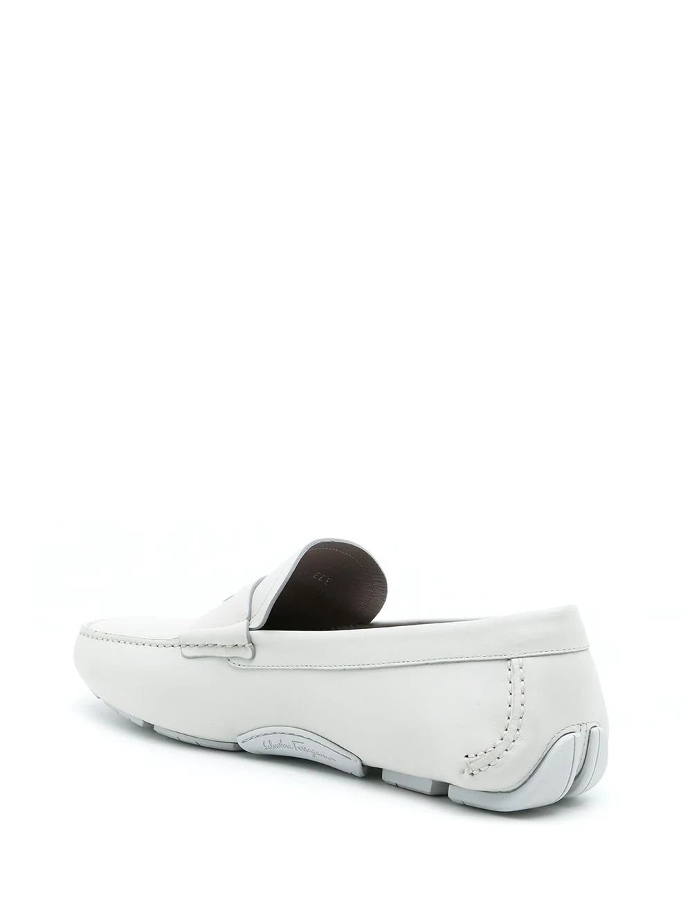 penny-slot leather driving loafers - 3