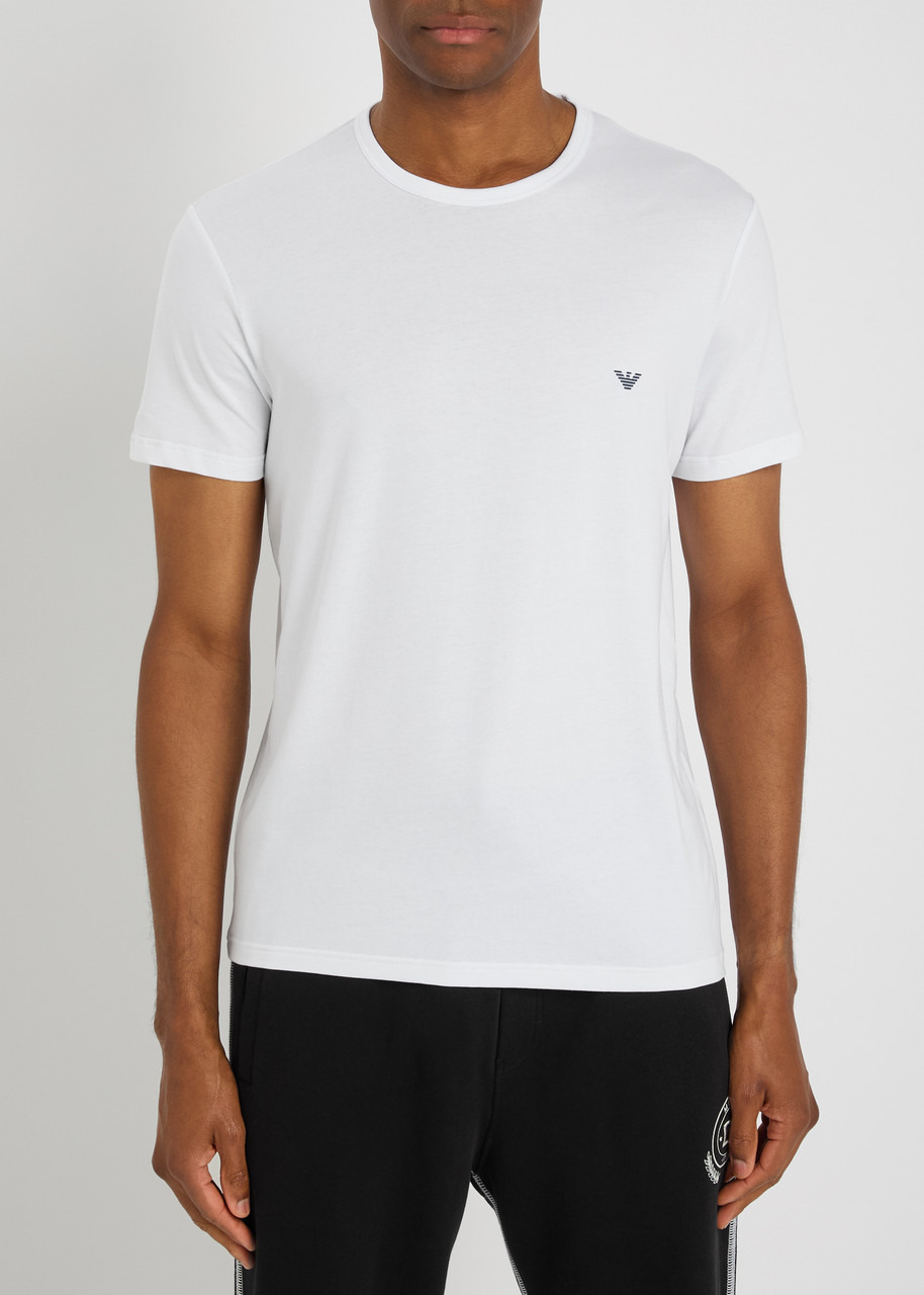 Emporio Armani Logo Stretch-cotton T-shirt - 2