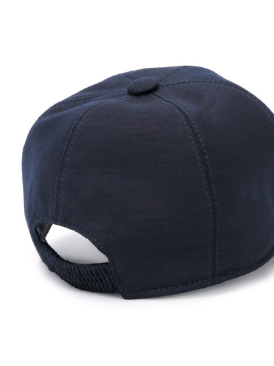 Z Zegna logo patch cap outlook