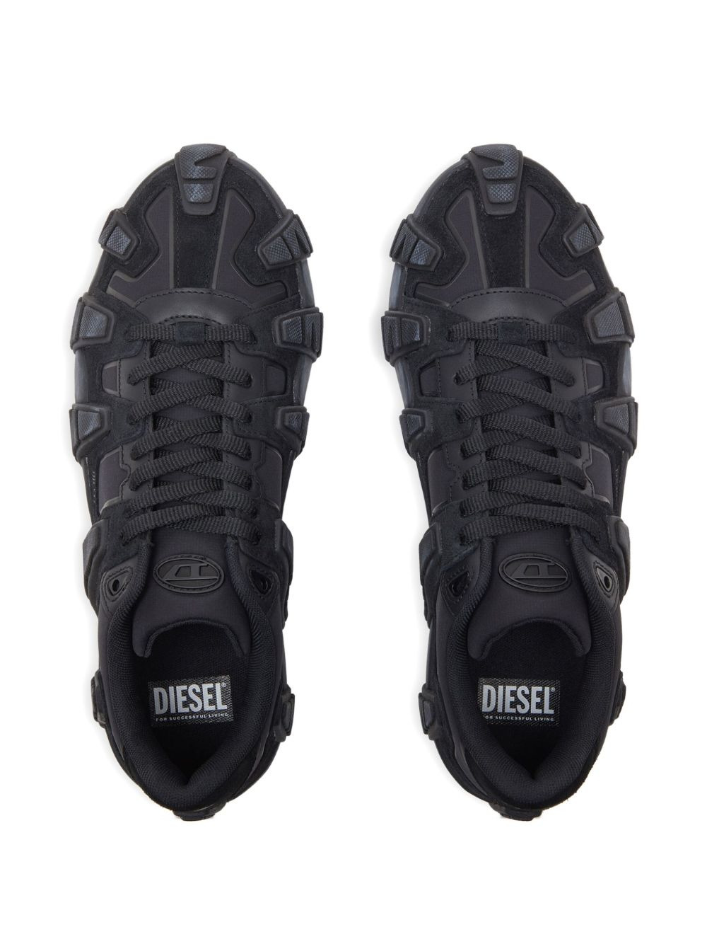 Griffe lace-up sneakers - 3