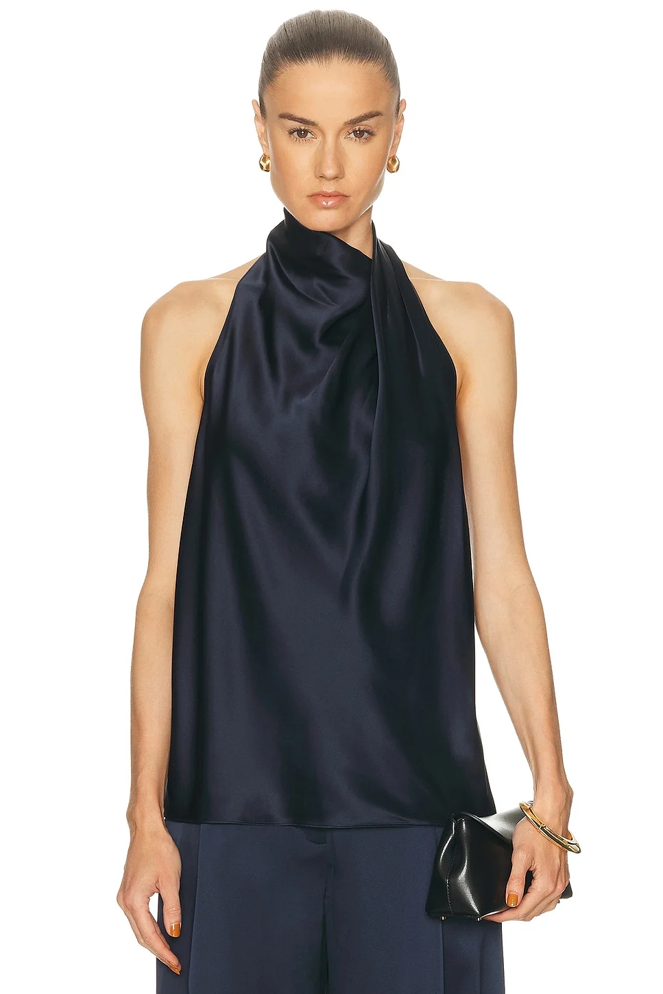 Draped Halter Top - 1