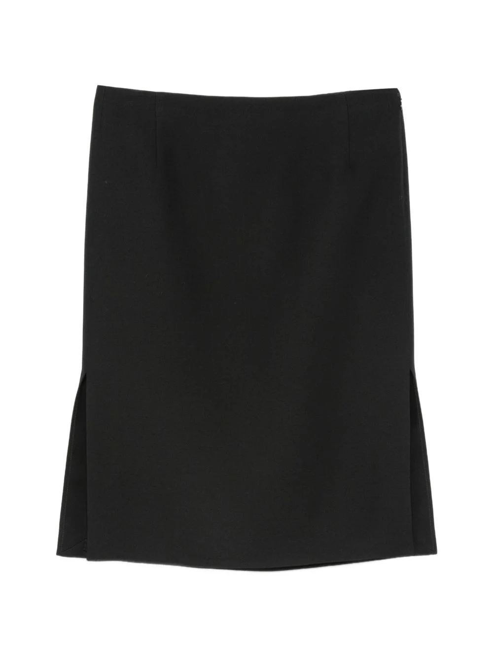 side-slit midi skirt - 1