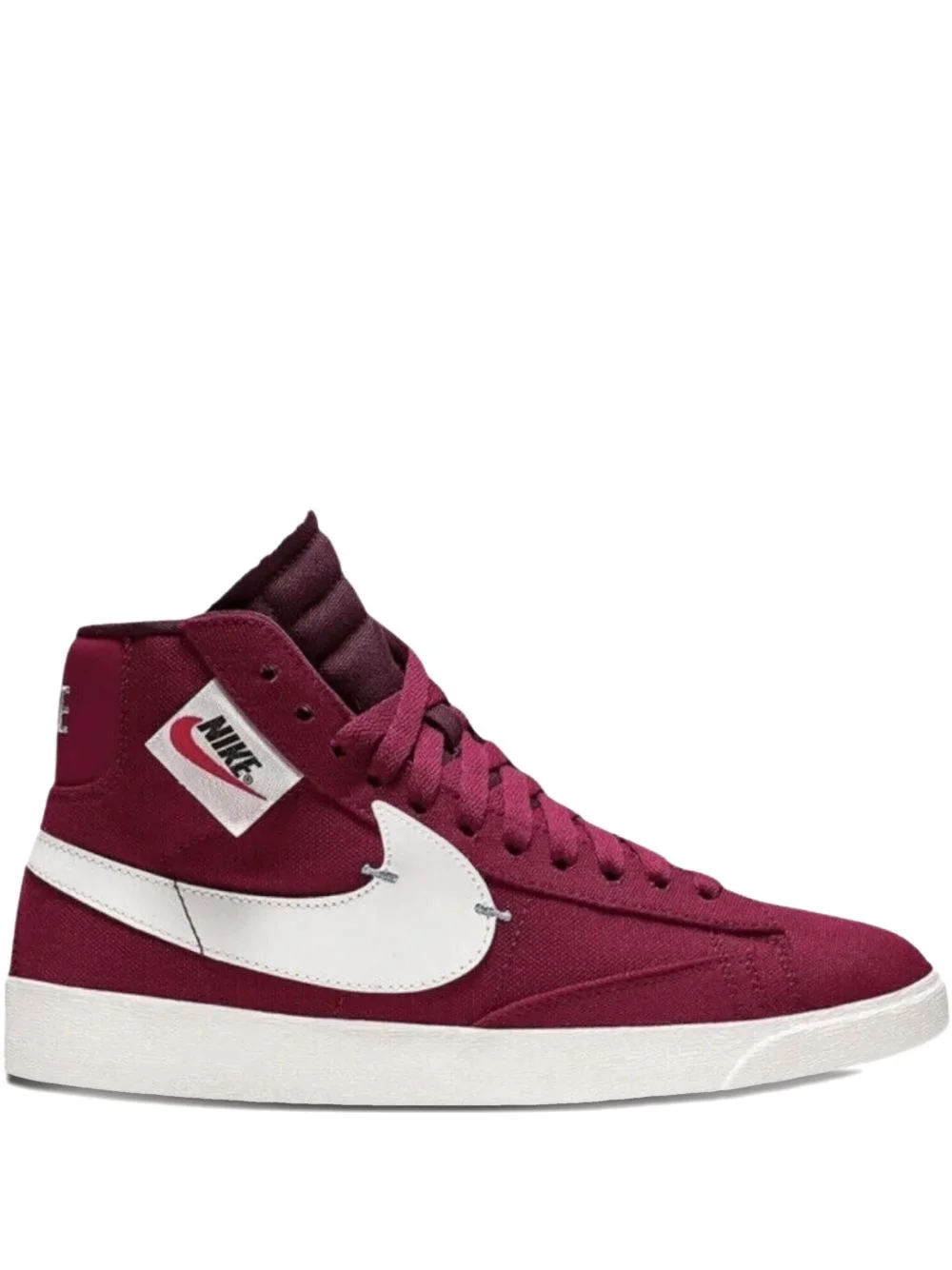 zip-detail high-top trainers - 1