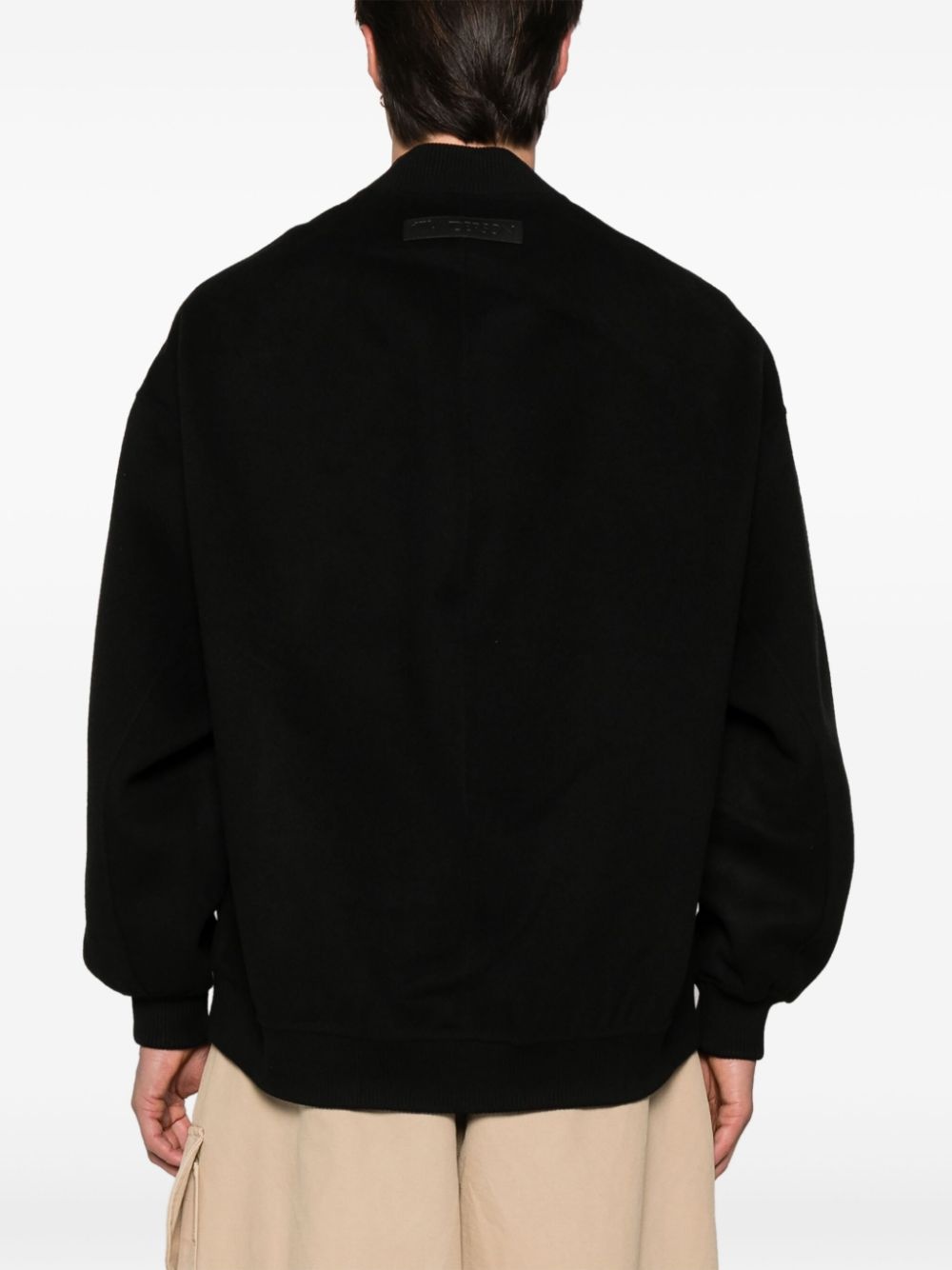 felted wool bomber jacket - 4