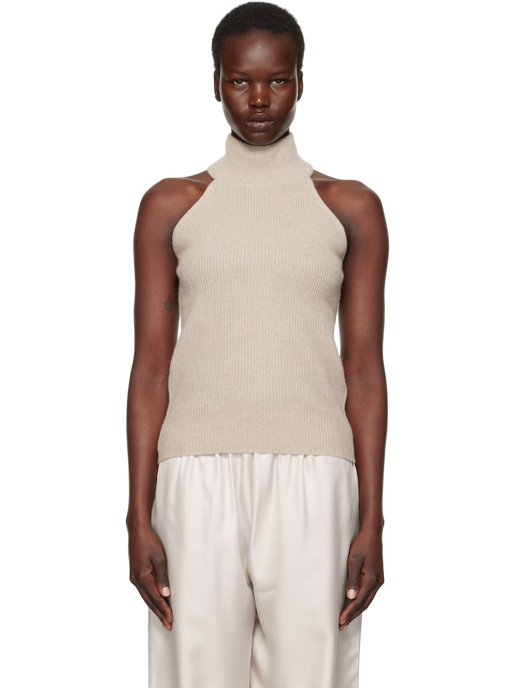 Beige Freya Tank Top - 1